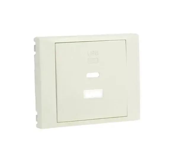 Kedvezmény 70674_TMF dupla töltő aljzat fedél (USB-A + USB-C), elefántcsont