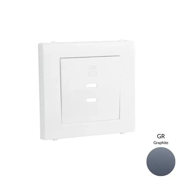 Expressz kézbesítés 50675_TGR dupla töltő aljzat fedél (2x USB-C), gránit
