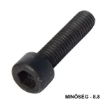 BK HENGERESFEJŰ M3*4 DIN 912 8.8 NAT. IMPORT Azonnal elérhető