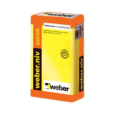 Nézd meg most Weber Cementesztrich, Weberniv aljzatbeton 900P 40kg/zsák 30zs/