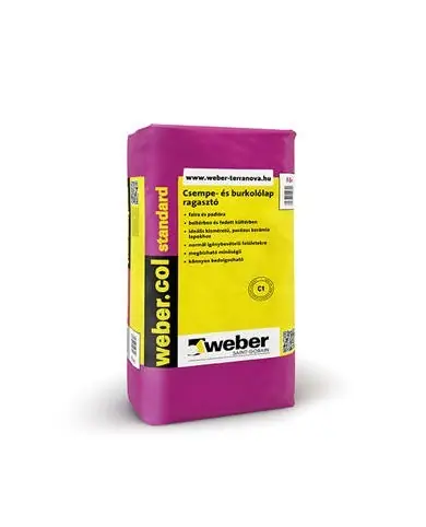 Csemperagasztó Weber beltéri col F611 Standard 25kg/zsák 48zs/ Csak ma