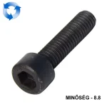BK HENGERESFEJŰ M4*20 BALOS DIN 912 8.8 NAT. EGYEDI Népszerű