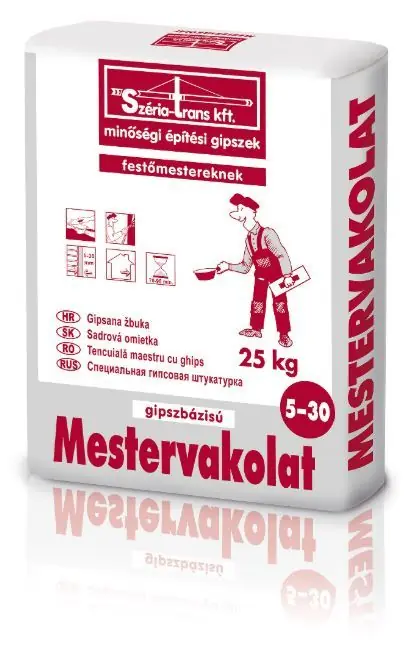 Széria glett Mestervakolat 5-30mm 25kg (40 ) Utolsó esély
