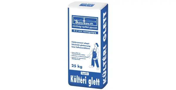Széria glett kültéri 25kg Csak ma