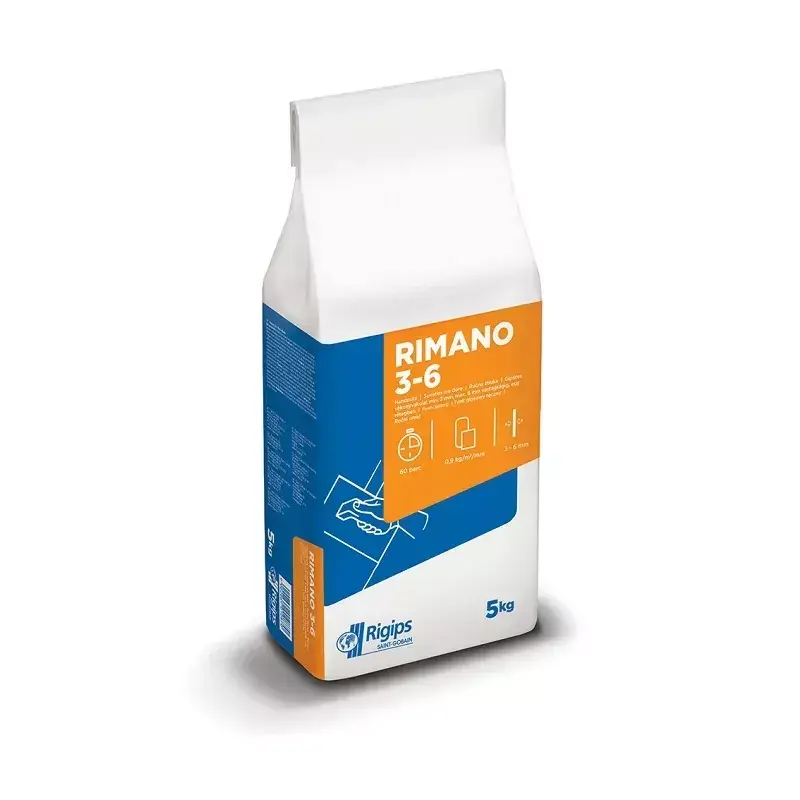Azonnali szállítás RIGIPS RIMANO 3-6 - gipszes vékonyvakolat (5kg )