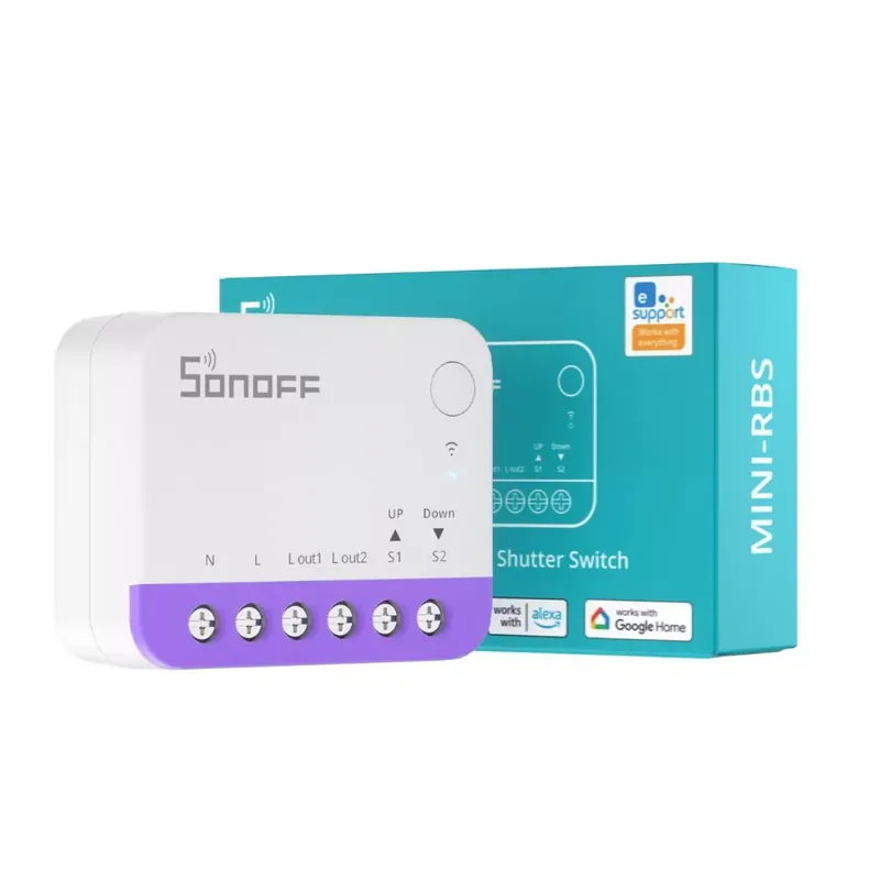 Sonoff Mini-RBS okos Wi-Fi-s redőnyvezérlő modul, Matter kompatibilis Akciós ár
