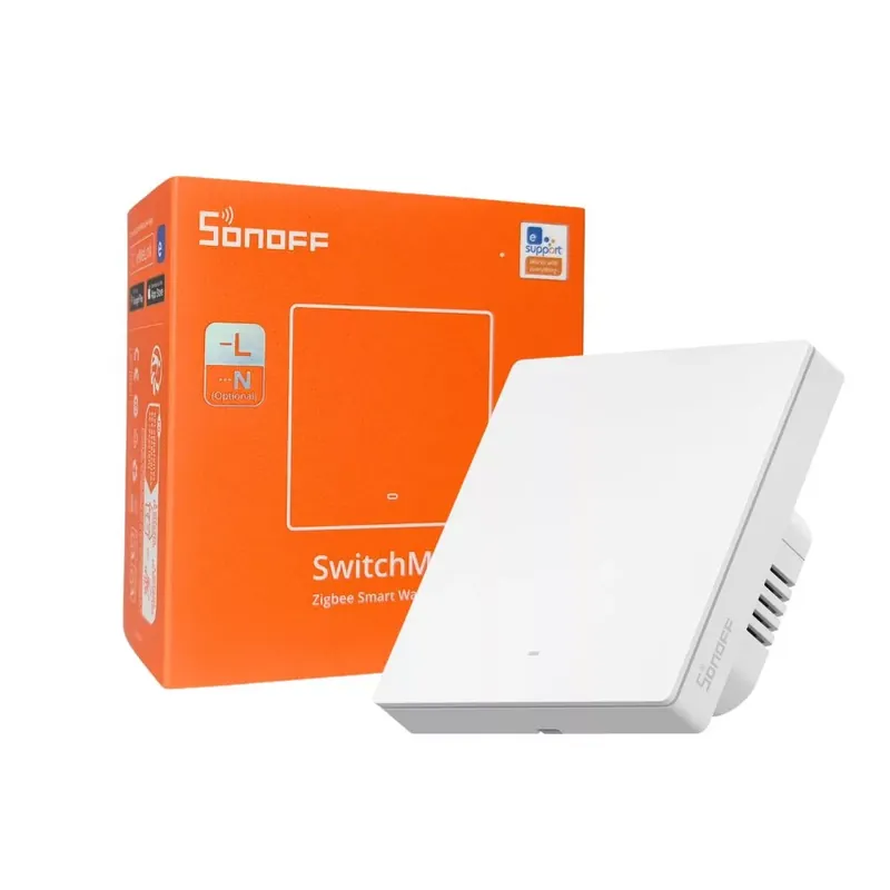 Sonoff SwitchMan M5 Zigbee 1 áramkörös, okos villanykapcsoló, fehér (ZBM5-1C-86W) Biztonságos fizetés