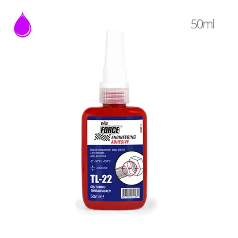 Ne maradj le EMS Force TL-22 Kis Szilárdságú Csavar- és Menetrögzítő 50 ml