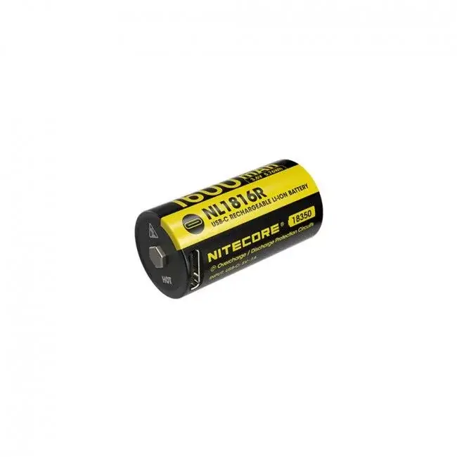 Expressz szállítás Nitecore Kellék Akkumulátor 18350 NL1816R USB-C tölthető 1600mAh 3,6V B1