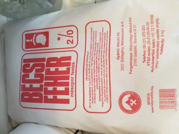 Expressz szállítás Bécsi fehér mészpor festék 5kg
