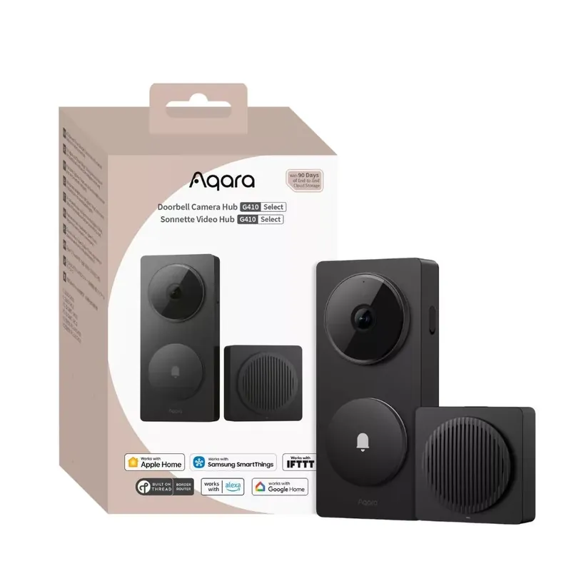 Szezonális akció Aqara G410 Select okos videó kaputelefon + hub, fekete (CH-C09D)