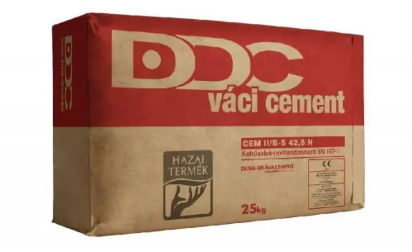 Cement Váci CEM II/A-M (V-LL) 42,5 N 25 kg.(piros) Biztonságos vásárlás