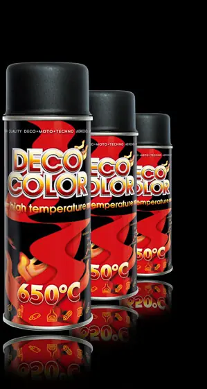Kihagyhatatlan ajánlat Deco Color 650‘C hőálló fekete fújható festék spray 400ml
