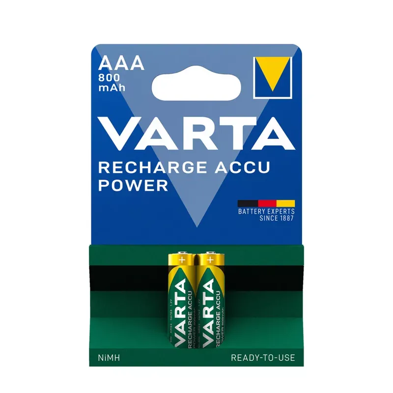 VARTA Akkumulátor POWER R2U Mikró 800mAh AAA B2 Kedvezmény