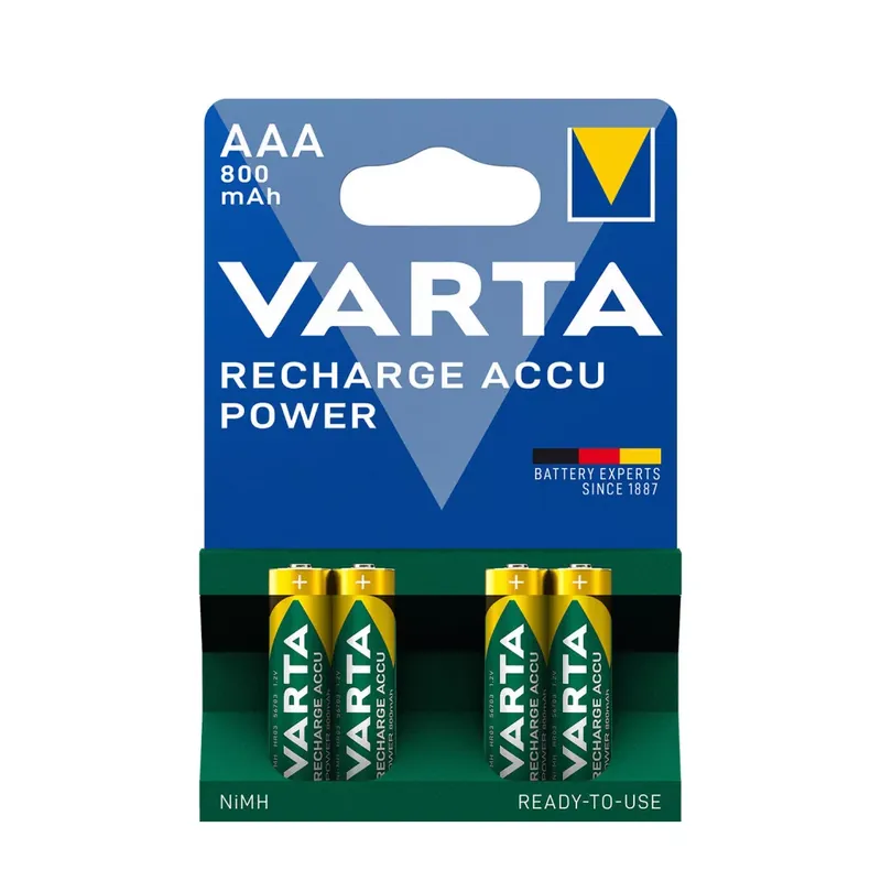 Korlátozott ajánlat VARTA Akkumulátor POWER R2U Mikró 800mAh AAA B4