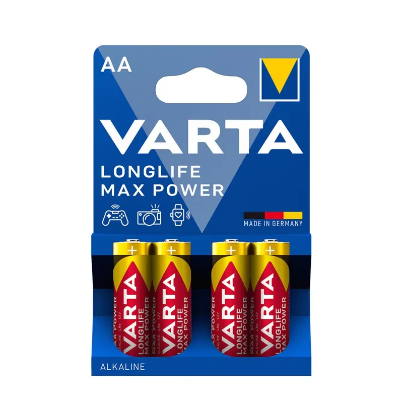 VARTA Longlife Max Power Alkáli Ceruza Elem AA B4 Árcsökkenés