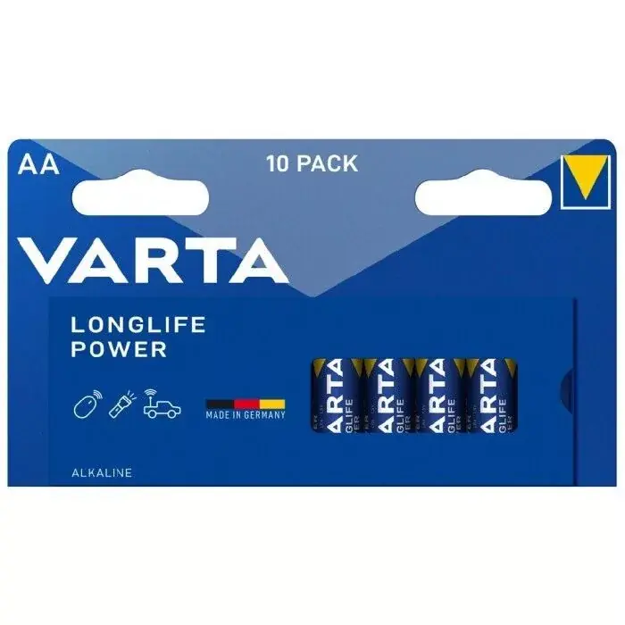 Csak ma VARTA Longlife Power Alkáli Ceruza Elem AA B10