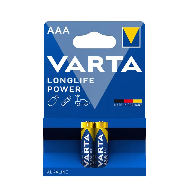 VARTA Longlife Power Alkáli Mikro Elem AAA B2 Azonnal elérhető