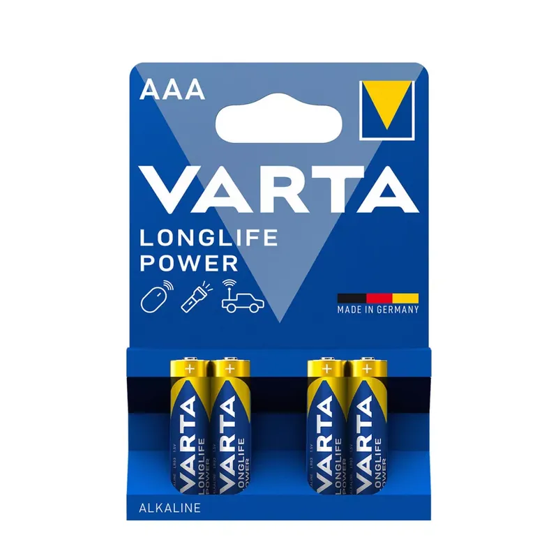 VARTA Longlife Power Alkáli Mikro Elem AAA B4 Outlet
