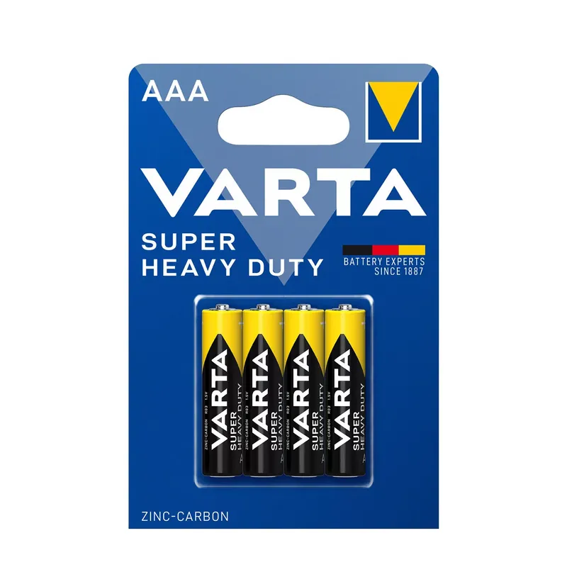 VARTA Superlife Zinc Féltartós Mikró Elem AAA B4 Alacsony ár