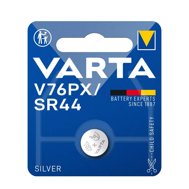 Bestseller Varta Fotó Elem Ezüst-Oxid V76PX (1,5V) B1