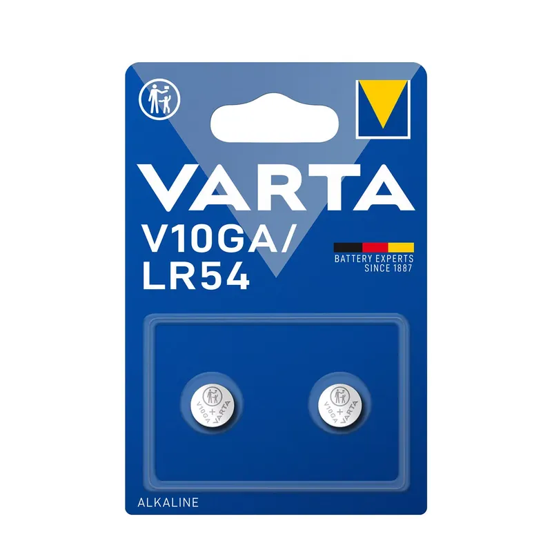 Varta Gombelem Alkáli V10GA / AG10 / LR54 (1,5V) B2 Akció