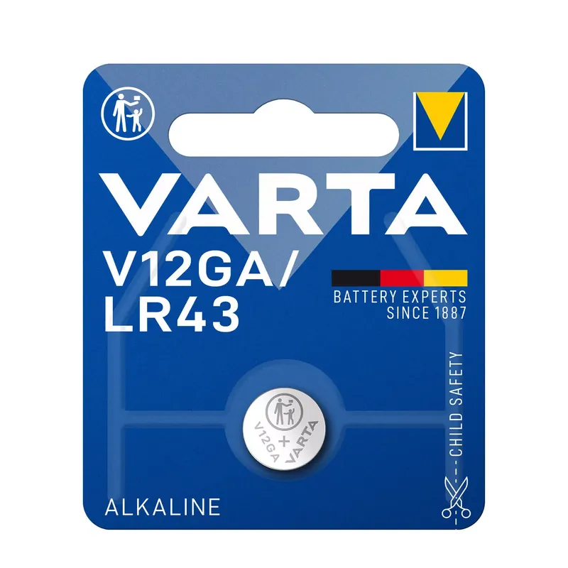 Árengedmény Varta Gombelem Alkáli V12GA / AG12 / LR43 (1,5V) B1