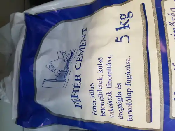 Fehér cement 5kg/zsák Prémium