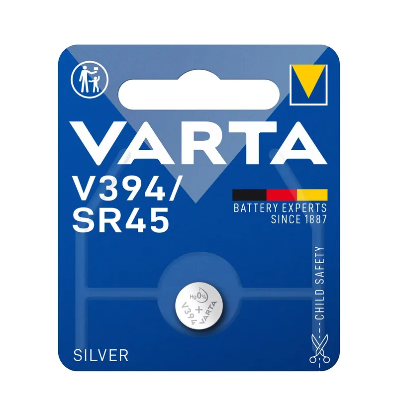 Varta Gombelem Ezüst-Oxid V394 Kiárusítás