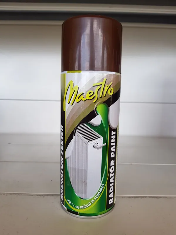 Maestro radiátor zománc fújható festék spray barna 400ml Ne maradj le