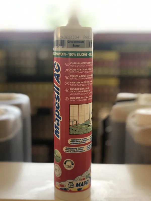 Újdonság Mapesil AC rugalmas szilikon 113 Cementszürke