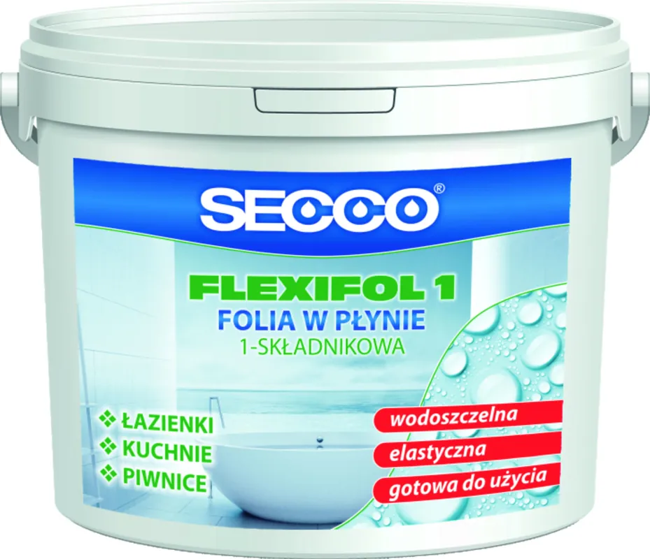 Secco folyékony fólia 5kg (1,4kg/m2/2réteg)1K beltéri Olcsó