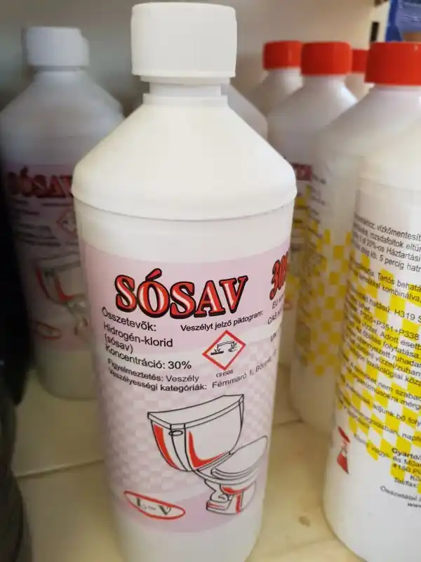 Exkluzív ajánlat Sósav ipari 5l - 30%