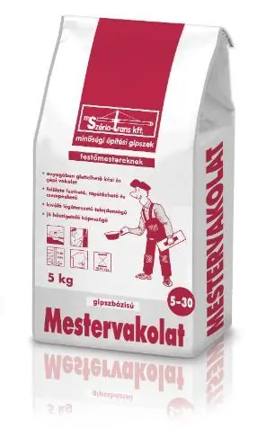 Legkelendőbb Széria glett Mestervakolat 5-30mm 5kg