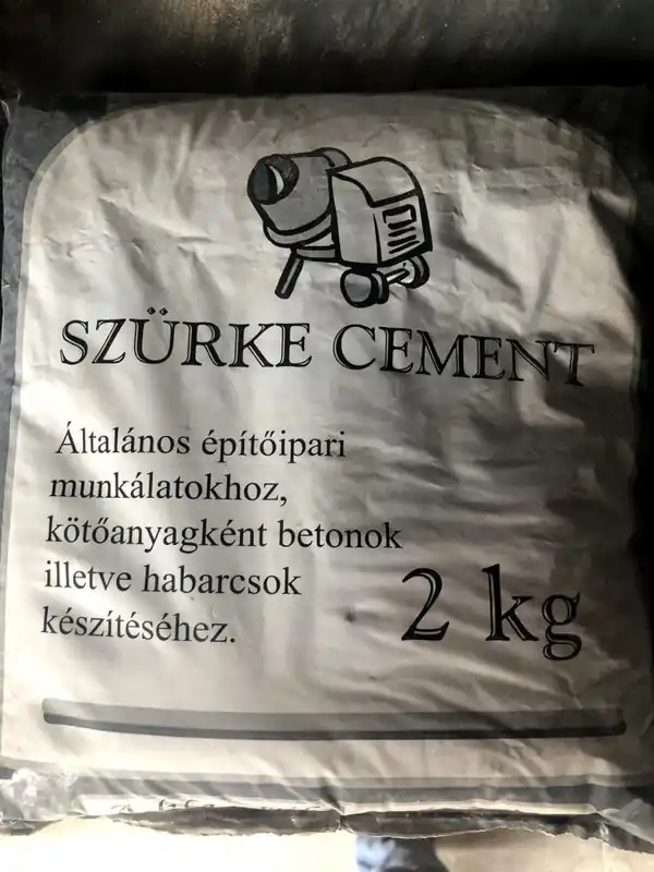 Azonnali szállítás Szürke cement 2kg