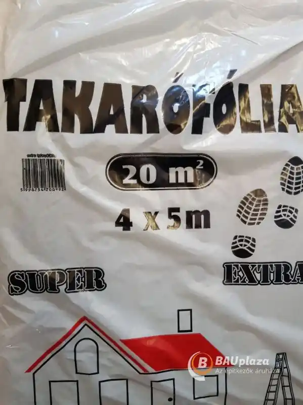 Vásárlói kedvenc Takarófólia létrázható 4x5m 20m2 (extra) (5db/ ) fehér