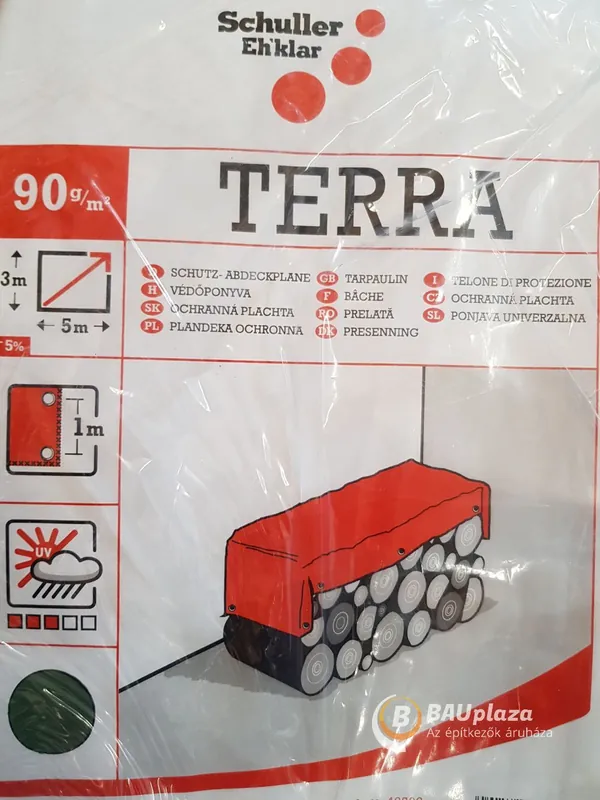 Takaróponyva 3x5m 85g (15m2) Outlet