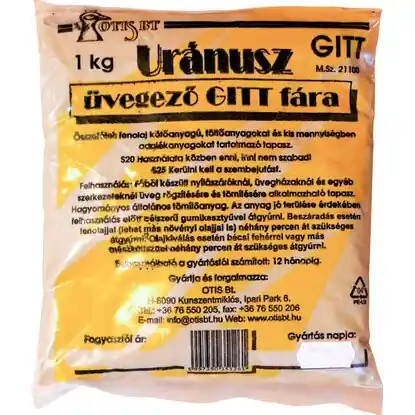 Uránusz üvegező gitt fára 1kg Kedvezmény