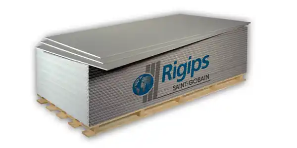 Különleges ajánlat Gipszkarton tábla normál 9,5mm - Rigips (2,5m2/tábla)