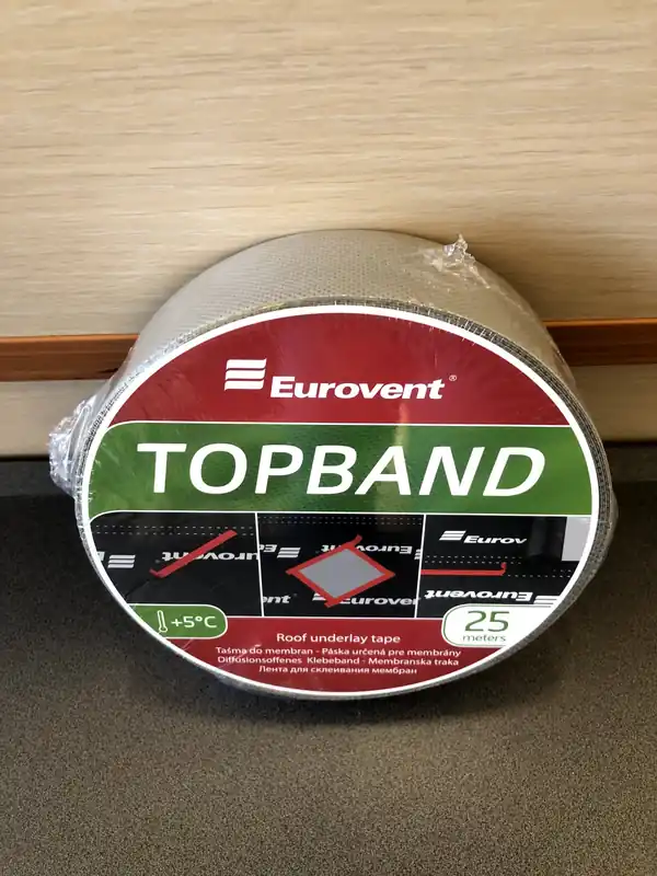 TOPBAND Öntapadó páraáteresztő szalag 50mmx25m Gyors kiszállítás