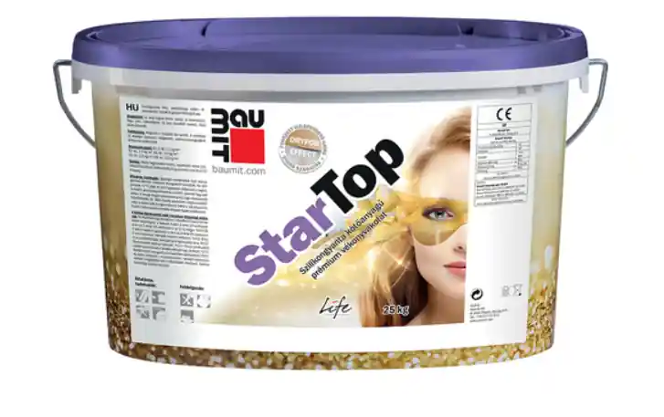 Baumit StarTop K1,5, K2, K3, D2, D3 Fehér színcsoport 25kg Olcsó