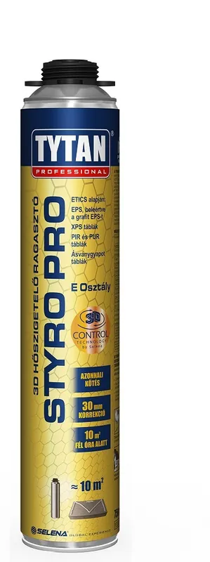Azonnali szállítás Tytan 3D EPS ragasztóhab purhab 750ml