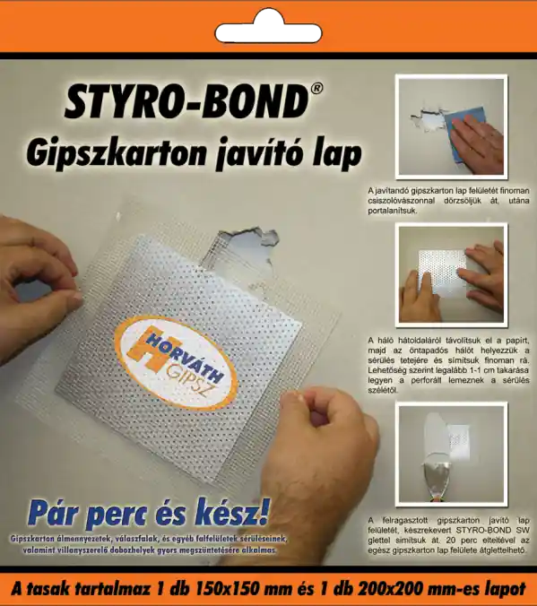 Gipszkarton Styropor gipszkarton javító lap 5db 100x100mm Biztonságos vásárlás