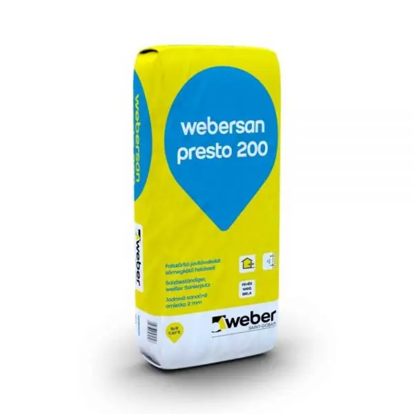 Olcsó Weber SanPresto200 falszárító vakolat 30kg/zsák