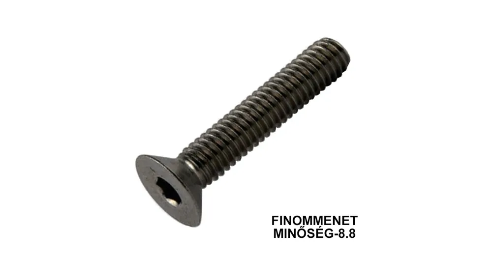 Árcsökkenés BK SÜLLYESZTETTFEJŰ M16*1,5*50 DIN 7991 8.8 HG. IMPORT EGYEDI