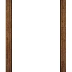 BAUdoors blokktok B597 Klasszikus Dió 1000*2100 mm 90 mm Bal Azonnal elérhető