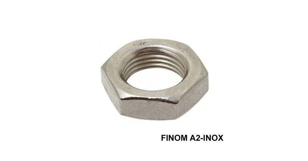 Csak ma ALACSONY HATLAPÚ ANYA M8*1.00 DIN 439 A2 INOX IMPORT