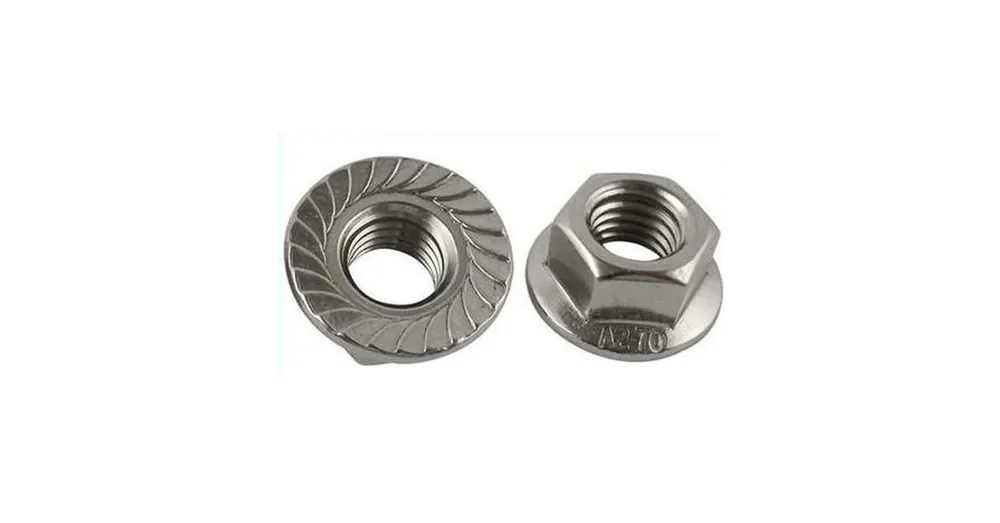 ALÁTÉTES ANYA M8 FOGAZOTT DIN 6923W A2 INOX Azonnali szállítás