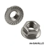 ALÁTÉTES ANYA M10 FOGAZOTT DIN 6923W A4 SAVÁLLÓ Azonnali szállítás