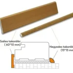 BAUdoors Takaróléc blokktokhoz 60 mm-es B707 Téli tölgy Expressz kézbesítés